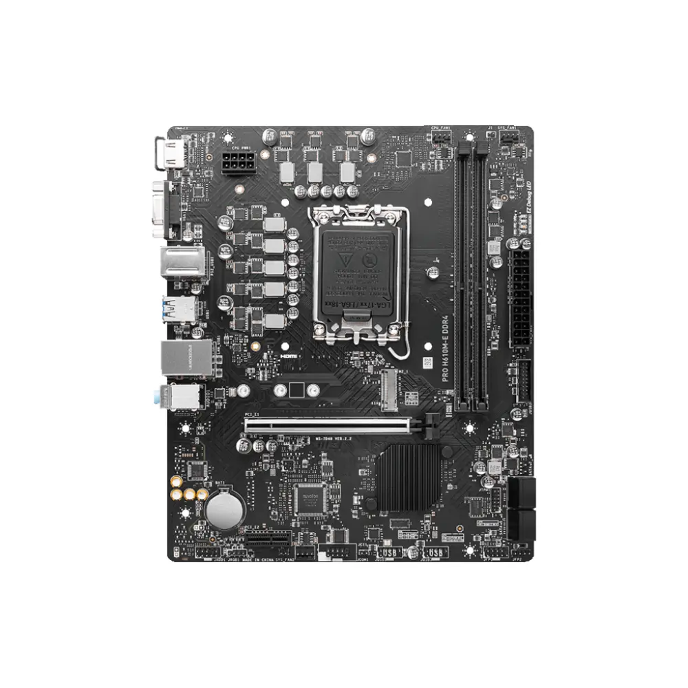 MSI PRO H610M-E DDR4 Motherboard For INTEL 12th | 13th | 14th GEN view 2